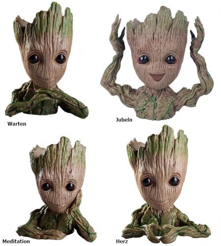 Baby Groot Blumentopf - Stiftehalter